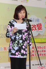 组图：陈婉珍出席活动 二女传情变问题拒受访