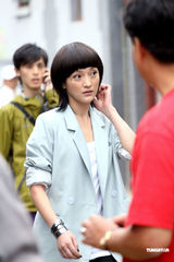 组图：周迅将拍新片 笑言当老板没什么不同