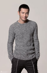 组图：黄晓明《赵孤》突破毁容 新大片露纯朴笑容