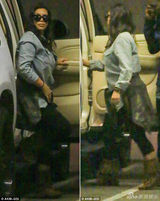 组图：卡戴珊产女后首露面 现身洛杉矶容光焕发