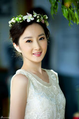 组图：程媛媛森女大片如临仙境