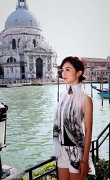 高清组图：阿Sa(蔡卓妍)威尼斯水城初体验