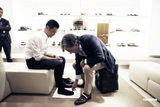 组图：意大利鞋履香港展览 余文乐访佛罗伦萨总部