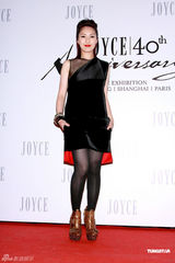 周迅豹纹短裙亮相秀香肩 李连杰教拍武打片(图)