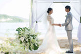 组图：张梓琳泰国海岛秘密结婚 婚礼现场照曝光