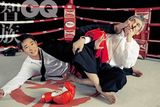 组图：徐克李连杰《GQ》大片活力搞怪