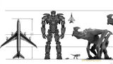组图：《环太平洋》曝设计图 怪兽机甲大揭秘