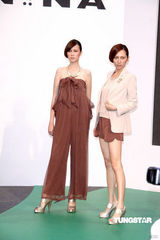 组图：蔡淑臻化身花神 身材曼妙分享走秀感受