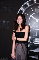 组图：张静初受邀出席高端晚宴 简洁礼服显典雅气质