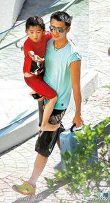 组图：张柏芝三点式与谢霆锋暧昧度假