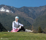 幻灯图：李鑫雨青春洋溢 绿色精灵诠释健康理念