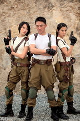 组图：邹涵虹《英雄使命》英姿飒爽演女兵