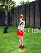 高清组图：韩星崔江熙情迷印第安 变俏丽异域女孩