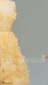 高清图：张杰谢娜明日大婚 全钻婚纱闪耀曝光