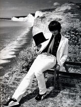 高清组图：花男李民浩黑白写真 化烟熏妆显妖魅