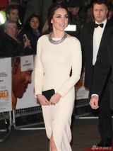 组图：曼德拉传记片首映 凯特与威廉红毯秀恩爱