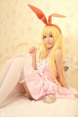 组图：16岁徐娇COS动漫美少女 假小子华丽变身