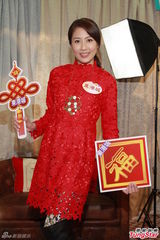 组图：陈敏之被预言蛇年有喜 开心承诺怀孕必生