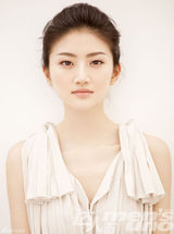 高清图：景甜清新写真眉目如画肌肤胜雪