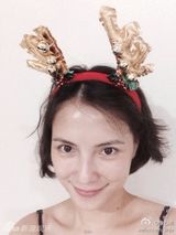 组图：众星欢乐庆圣诞 Angela可爱林志玲性感