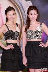 组图：20位候选港姐首晤传媒 佳丽现场展风姿