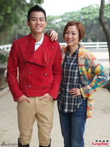 组图：郑秀文、张家辉《失恋急让》海报曝光