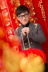 高清图：好声音学员齐贺新春合家欢