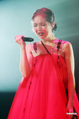 组图：杨千嬅开唱感触到哭 多套名贵战衣轮番亮相