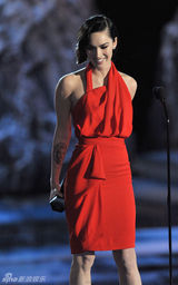 高清组图：福克斯阿尔芭德普大闹2009科幻颁奖礼 