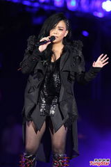 组图：郭富城张惠妹亮相台北跨年high翻全场