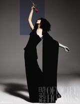 组图：尚雯婕登杂志封面 褪去浮华寻找自我