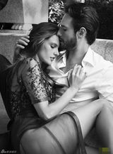 组图：巴西超模《VOGUE》联袂大片演绎缠绵爱恋