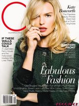 高清组图：金发美女凯特-波茨沃斯优雅杂志写真