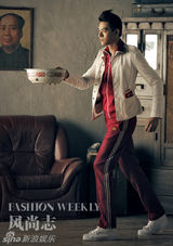 幻灯图集：李学庆玩穿越 国际大牌混搭经典国货