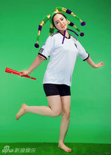 幻灯：芙蓉不畏“乌鸦”称号 披三国队服尽显妖娆