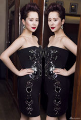 组图：海清朋克头红唇登封面 优雅与性感冲撞