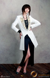 组图：韩星金宣儿拍大片干练时尚奢华性感