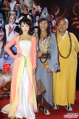 组图：《新济公》横店热拍 陈浩明陈紫函等现身