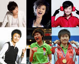 组图：当体育圈与娱乐圈撞脸