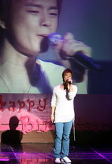 高清图：郑元畅韩国粉丝见面会 小综蓄胡显男人味