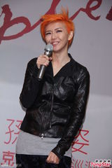 组图：孙燕姿橙发亮眼披黄金甲 许美静助阵