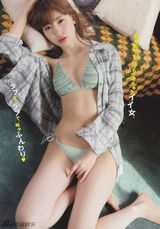 组图：AKB48性感女神小岛阳菜比基尼秀D奶