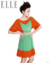 高清图：韩女星金孝珍最新写真可爱淑女变时尚达人