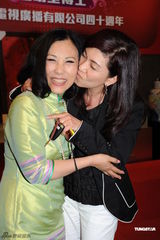 组图：汪明荃服务无线40年 无线高层设宴众艺人到贺