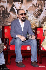 组图：《三国》主演台湾宣传 何润东佩服陈建斌