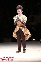 组图：叶德娴演唱会台上宽衣 刘德华许志安捧场