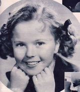 组图：秀兰邓波儿童星期可爱萌照似洋娃娃