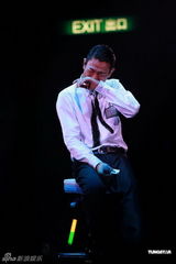 组图：刘德华“体力派”演唱会 与黎明携手同台