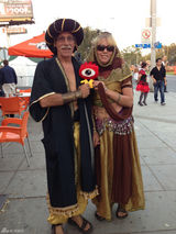 组图：美国人民欢度万圣节 僵尸裸男纷纷上阵