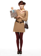 组图：日本人气模特菅原沙树示范50款日系搭配